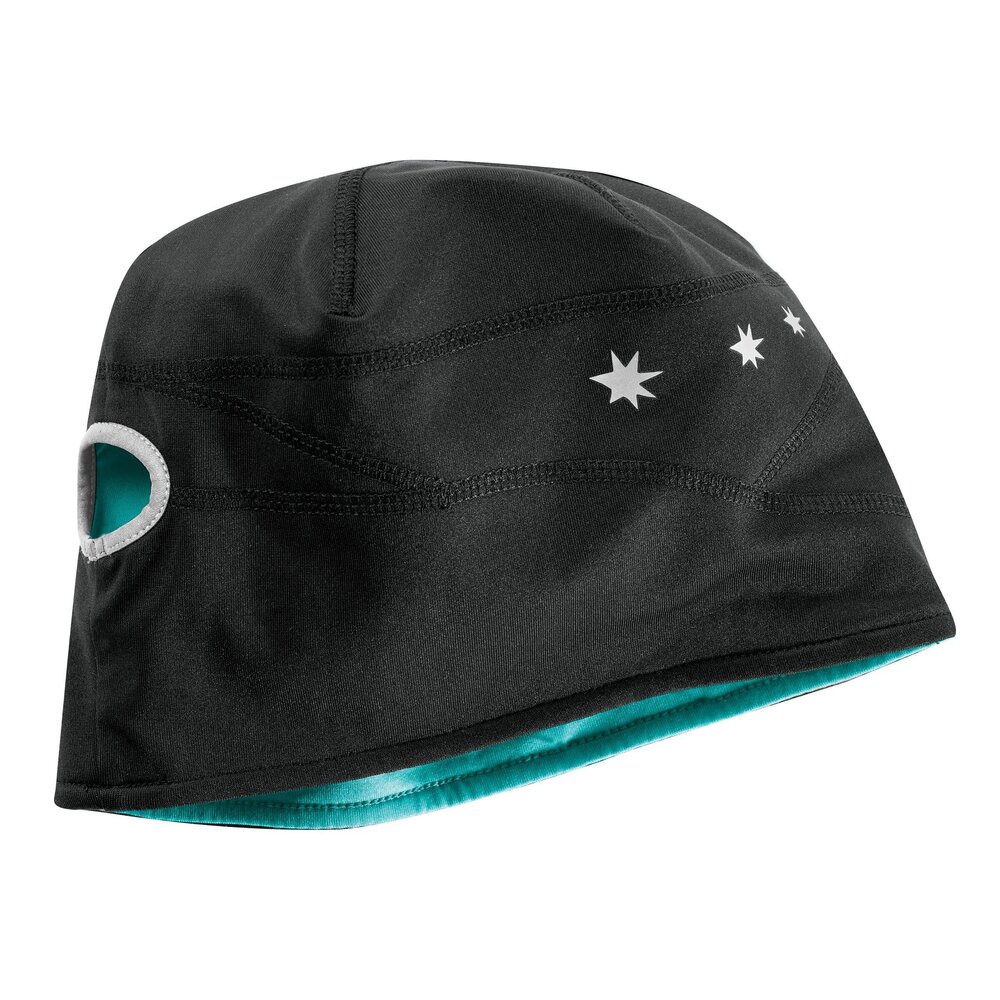 7967 PDQ Reflective Beanie Cap, Black, One Size